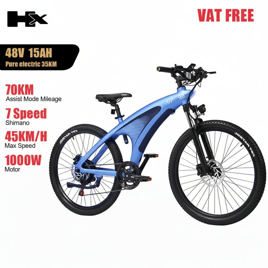 HX Q5 Ebike 2000W Adults Electric Bike 85Nm 57KM/H Electric Bicycle 27.5*2.25 Inch Removable battery Electric Mountain Bike