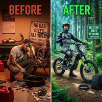Champ Pro Electric Dirt Bike — Before & After
