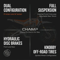 Champ Pro Electric Dirt Bike — Results & Stats
