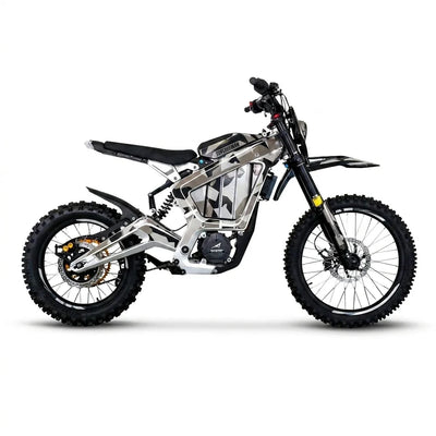Electric Dirt Bike Built for Off-Road Adventures, Motocross Components, All-Terrain Performance, Premium Build