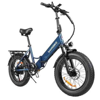 20*4.0 inch fat tire folding electric bicycle, 750W motor urban mountain E-Bike, 48V13AH battery adult electric scooter