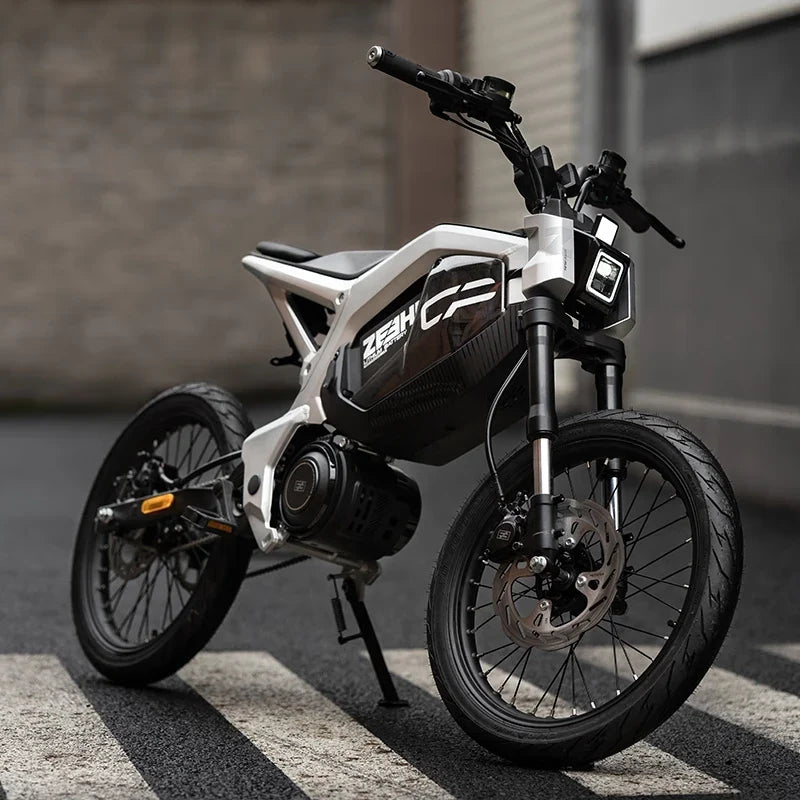 17" urban e-bike e-scooter 50km/h CITY  electric bicycle mid-motor mobility excursions Soft tail electric motorcycle smart ebike