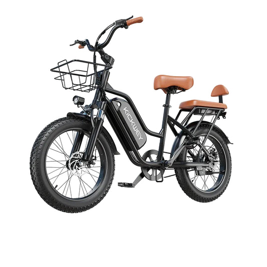 Electric Bike for Adults 20'' 1500W Peak Ebike Up to 50 Miles 32MPH Electric Mountain Bike 48V 20AH Removable Battery UL2849