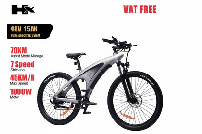 HX Q5 Ebike 2000W Adults Electric Bike 85Nm 57KM/H Electric Bicycle 27.5*2.25 Inch Removable battery Electric Mountain Bike