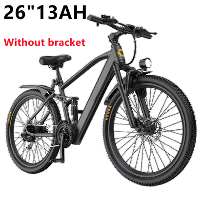 Adults Electric Bicycle, 26" 24" Electric Mountain Bike with 36V Battery Peak 500W Motor,21 Speed Ebike Electric Bike for Adults