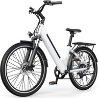 Electric Bike for Adults,26" Step-Thru Ebike with 1000W Peak Motor,50 Miles Adult Electric Bicycles with 48V Internal Removable Battery, Adjustable Stem,7 Speed,Ul 2849 Certified — product view 2