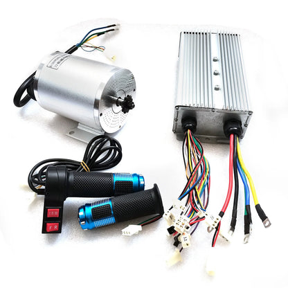 Electric Brushless Dc Motor Kit 60V 2000W Brushless Motor with Controller and Pair of Universal Throttle Conversion Kit for Electric Scooter Bike Motorcycle DIY Part — product view 10