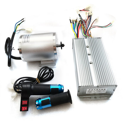 Electric Brushless Dc Motor Kit 60V 2000W Brushless Motor with Controller and Pair of Universal Throttle Conversion Kit for Electric Scooter Bike Motorcycle DIY Part — product view 11