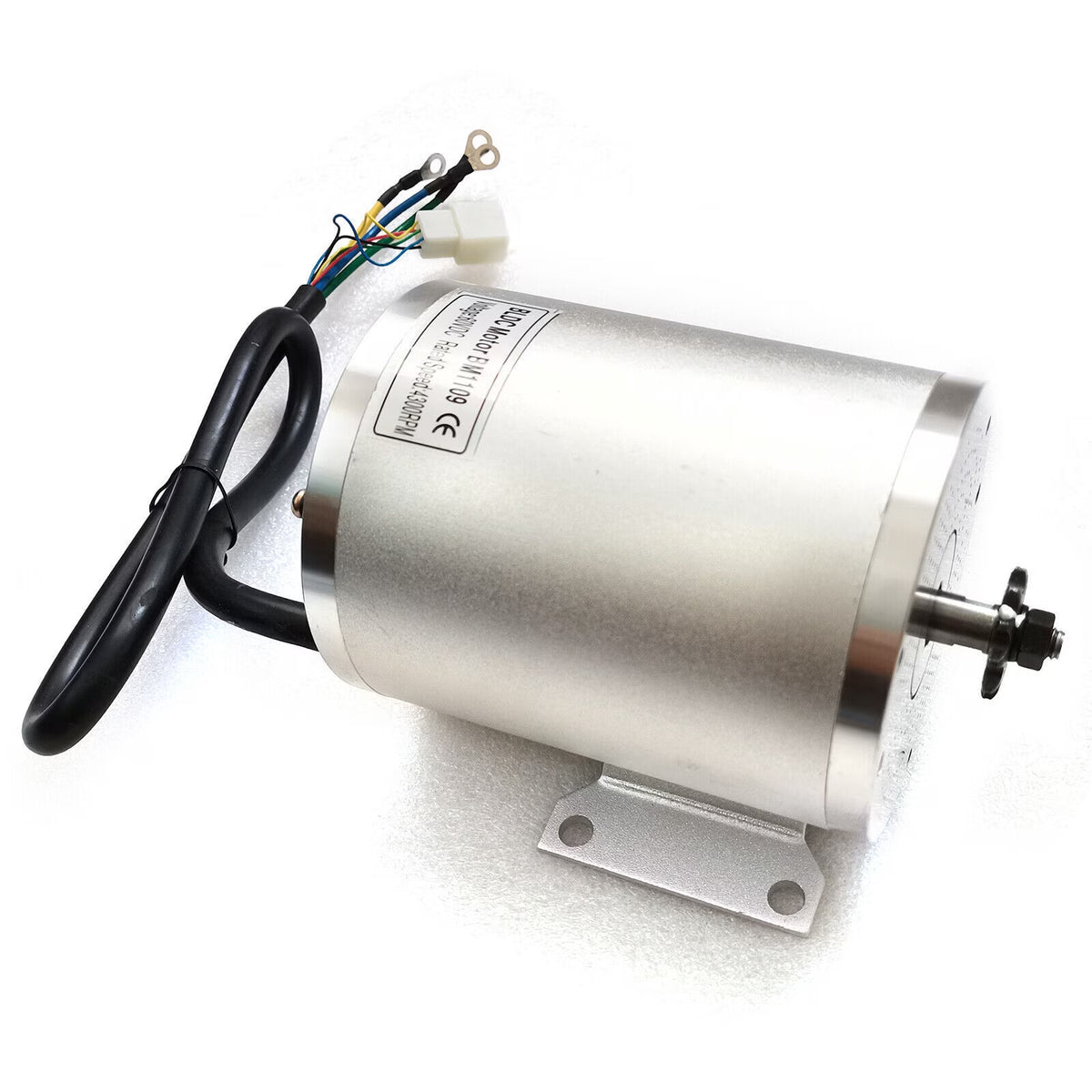Electric Brushless Dc Motor Kit 60V 2000W Brushless Motor with Controller and Pair of Universal Throttle Conversion Kit for Electric Scooter Bike Motorcycle DIY Part — product view 5