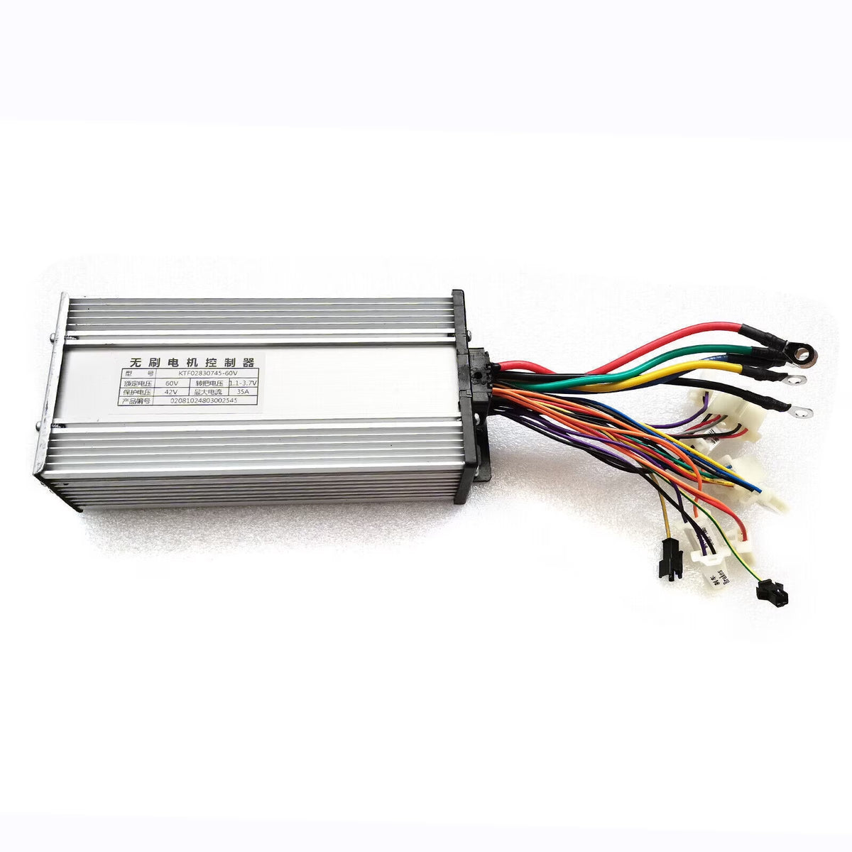 Electric Brushless Dc Motor Kit 60V 2000W Brushless Motor with Controller and Pair of Universal Throttle Conversion Kit for Electric Scooter Bike Motorcycle DIY Part — product view 7