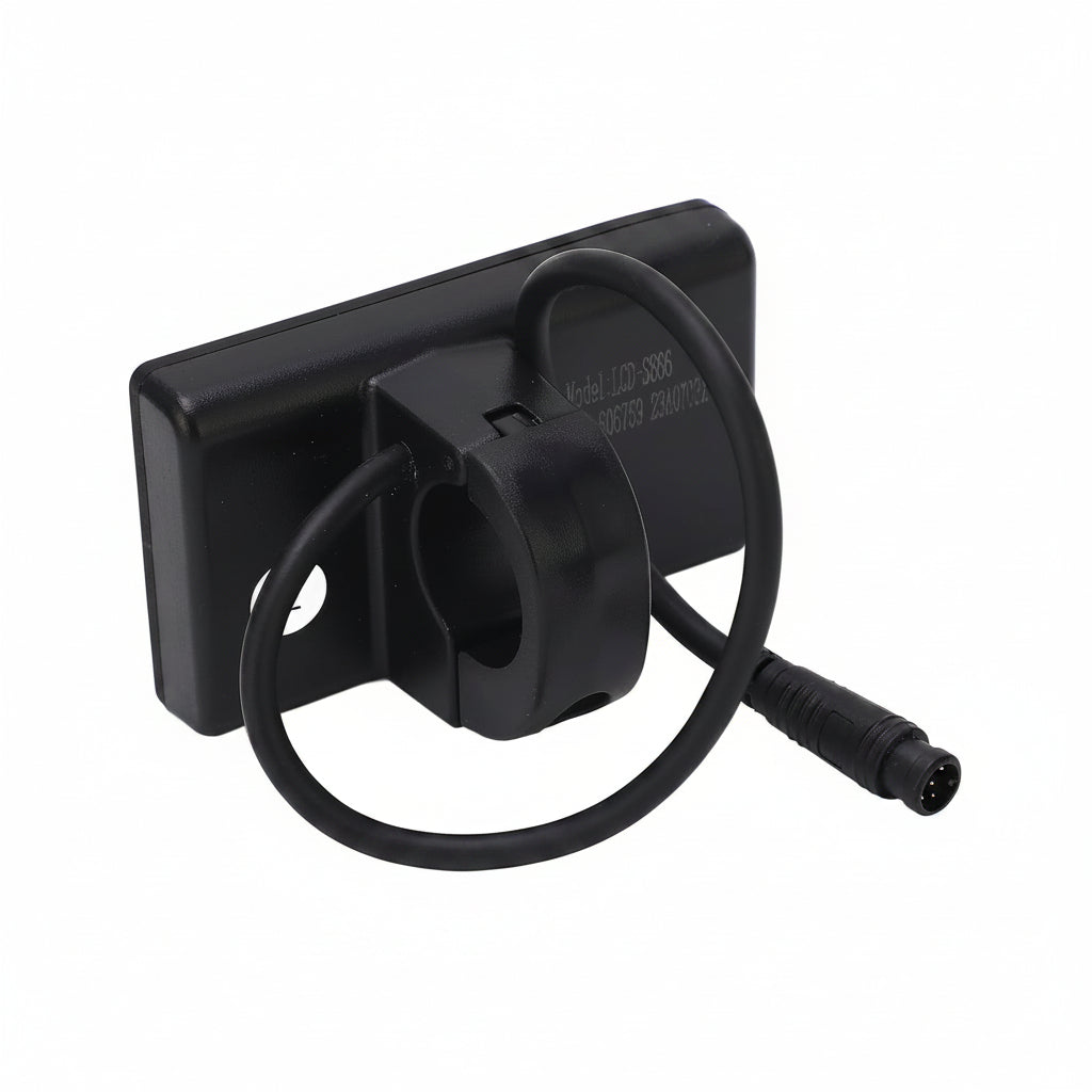 Electric LCD Display Smart Computer Handlebar Mount, IP65 Electric Cycle Computer Electric Scooter Control Panel, Speedometer Odometer for Replacement — product view 7